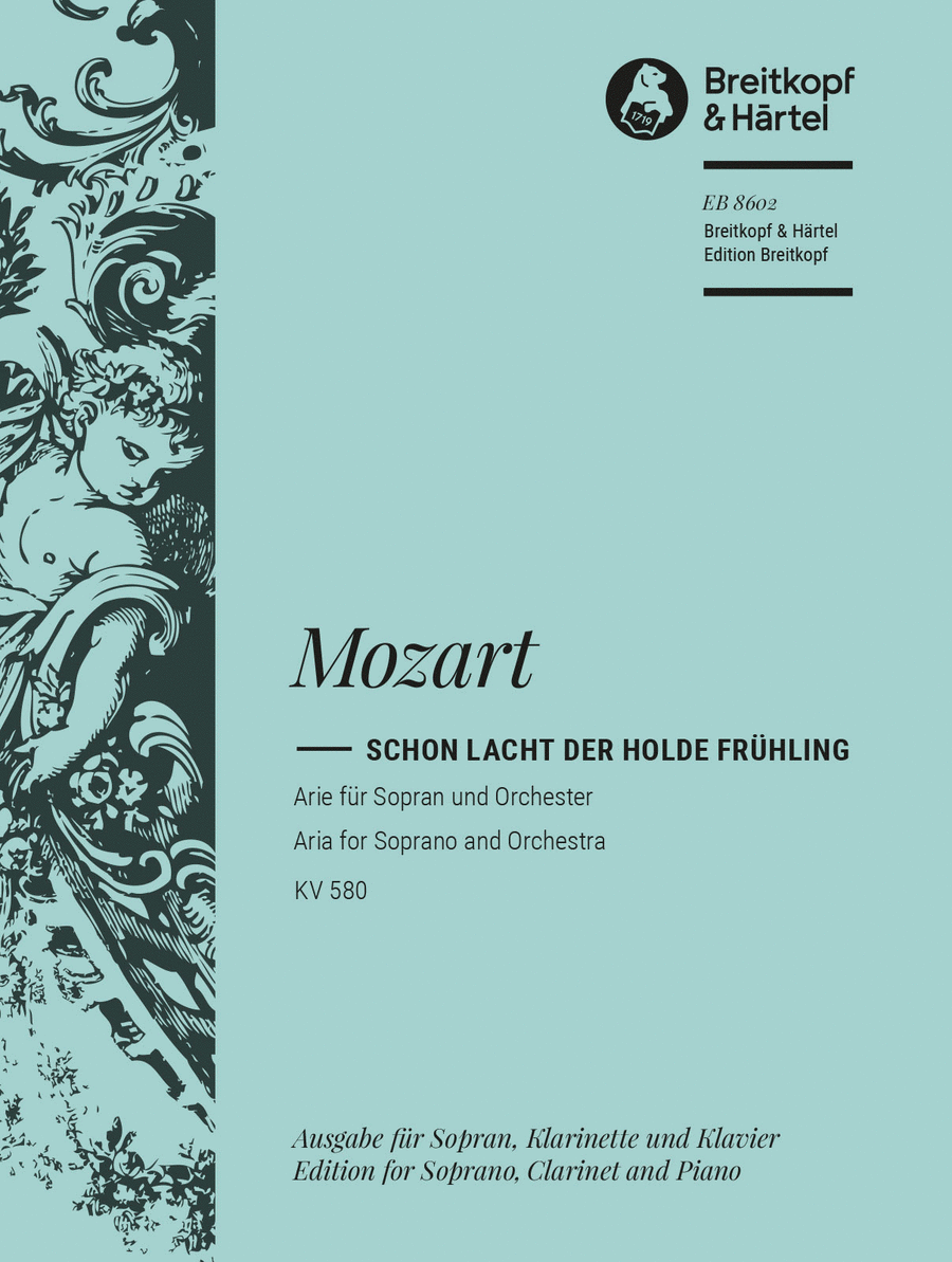 “Schon lacht der holde Frühling” KV 580 Voice scores gallery preview page 1