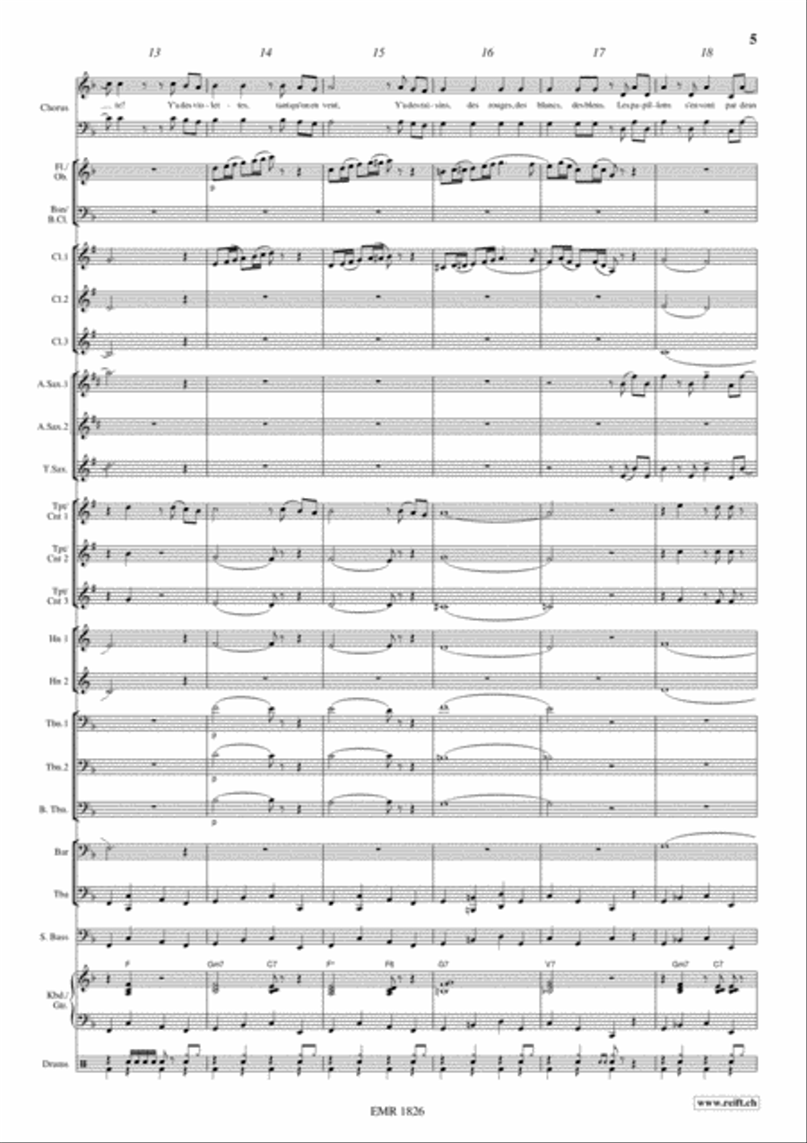 Qu'est-ce qu'on attend pour etre heureux 4-Part scores gallery preview page 6
