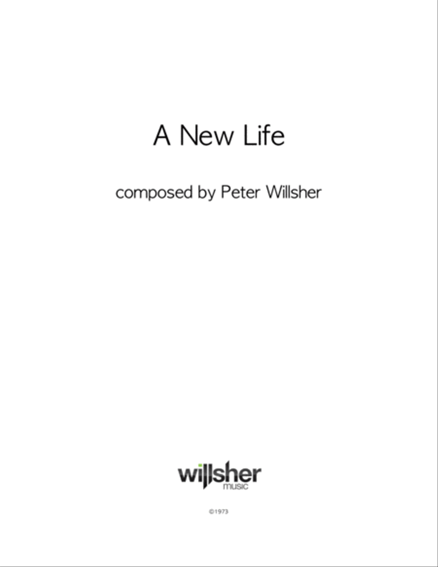 A New Life A New Life Piano Solo scores gallery preview page 1