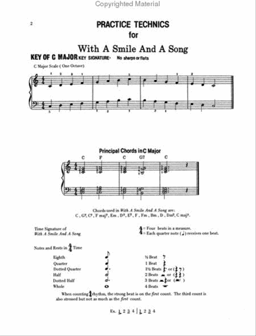 Walt Disney Easy Piano, Book I Piano Method scores gallery preview page 2