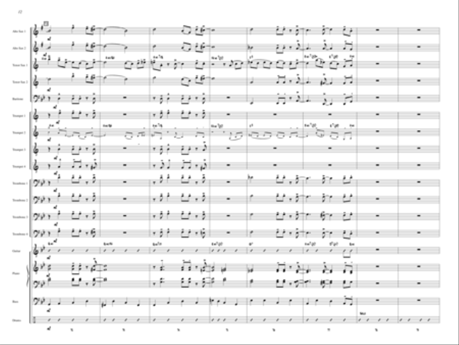 Minor Details Jazz Ensemble scores gallery preview page 11