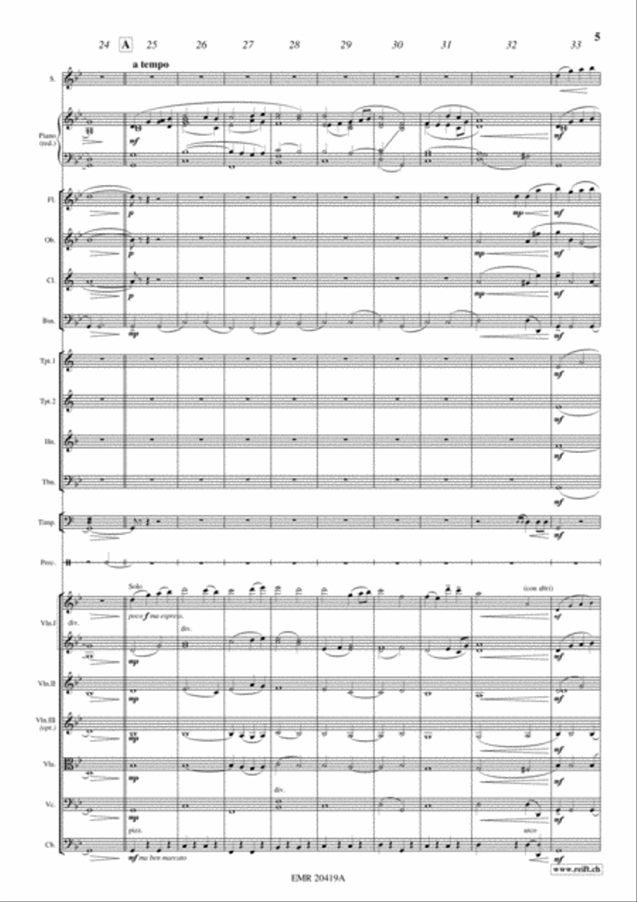 Ave Maria Ave Maria Orchestra scores gallery preview page 5