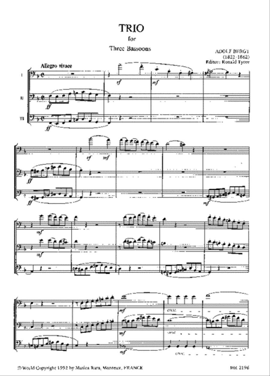 Trio Bassoon scores gallery preview page 2