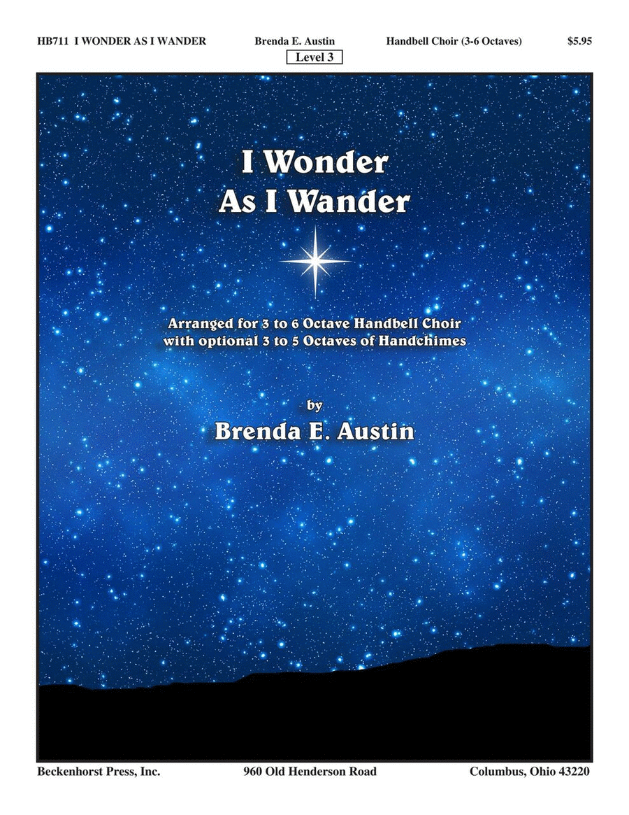 I Wonder As I Wander - Austin 5-Octaves scores gallery preview page 1