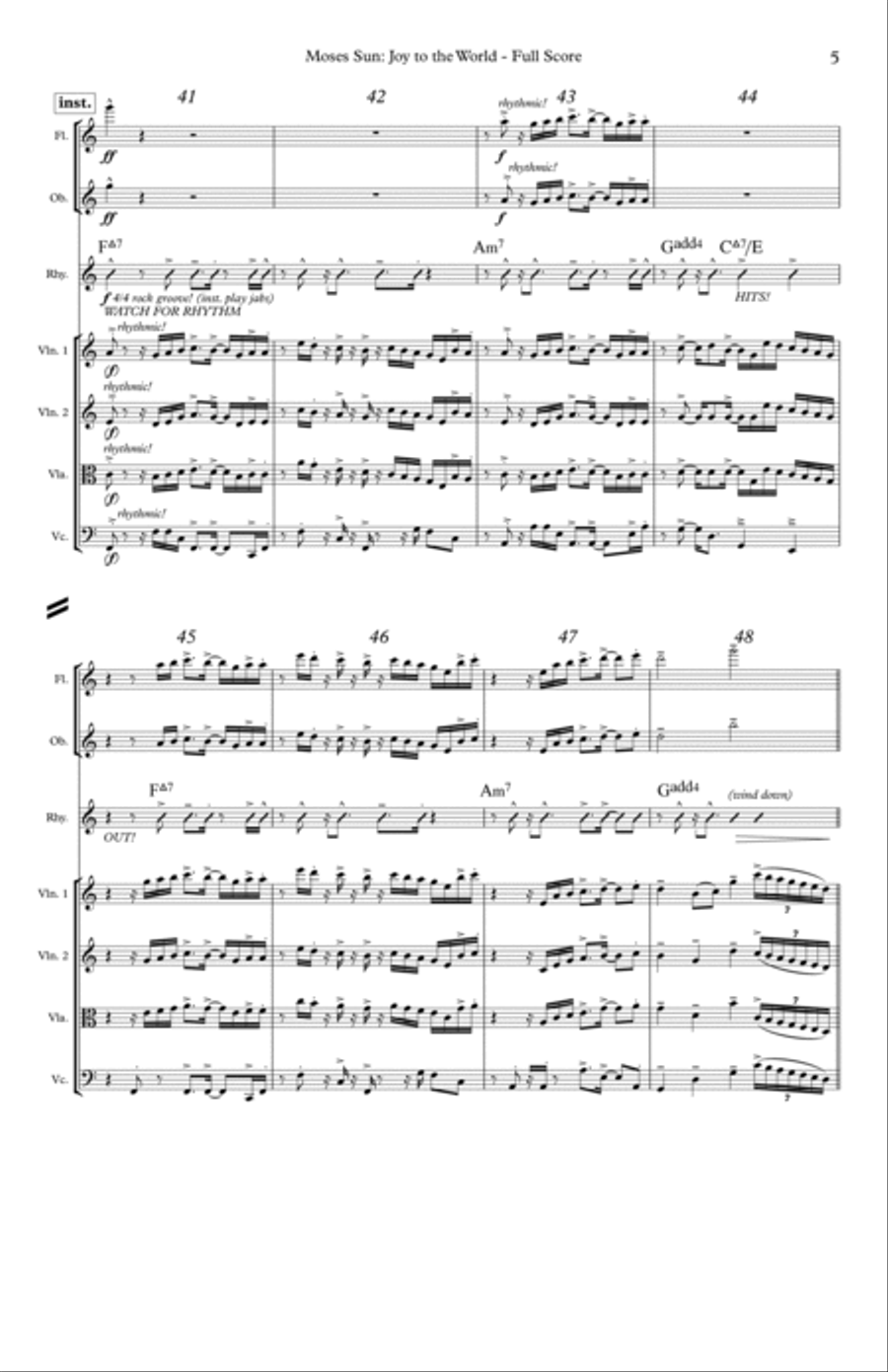 Joy to the World Joy to the World Chamber Orchestra scores gallery preview page 5
