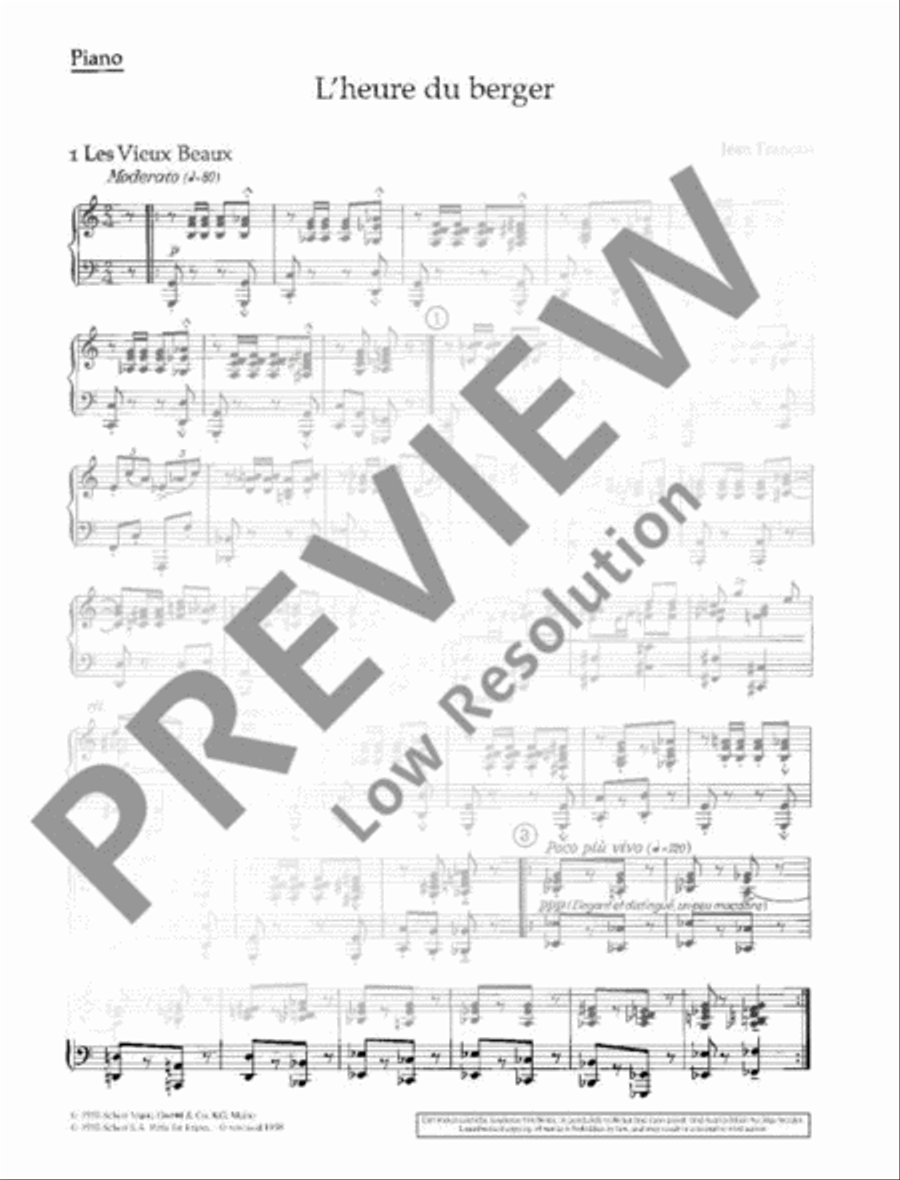 L'heure du berger Bassoon scores gallery preview page 4