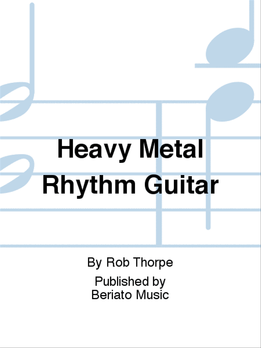 Heavy Metal Rhythm Guitar Electric Guitar scores gallery preview page 1