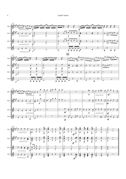 allegro moderato - from: Sonata for Guitar and Hammerklavier