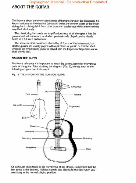 First Book for the Guitar – Part 1
