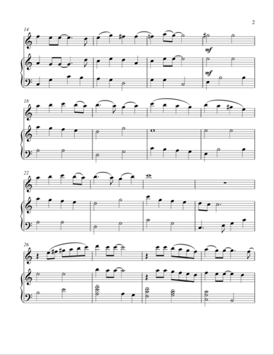 Yesterday Flute scores gallery preview page 3