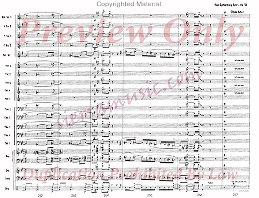The Gathering Sky Jazz Ensemble scores gallery preview page 35