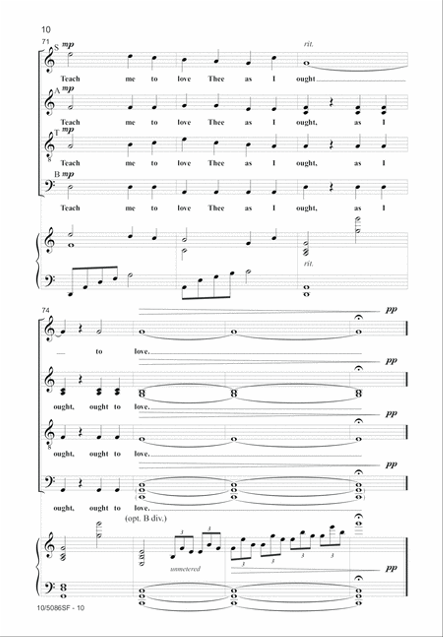 Spirit of God, Descend Upon My Heart 4-Part scores gallery preview page 10