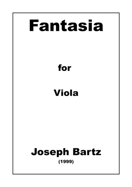 Fantasia for Viola