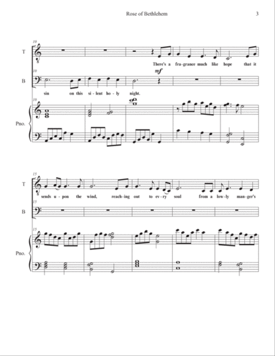 Rose Of Bethlehem Rose Of Bethlehem Tenor Voice scores gallery preview page 3