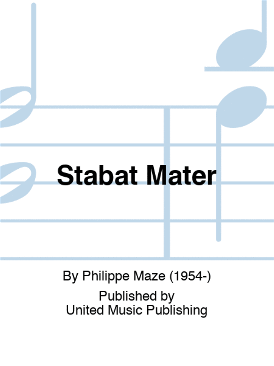 Stabat Mater Stabat Mater 4-Part scores gallery preview page 1