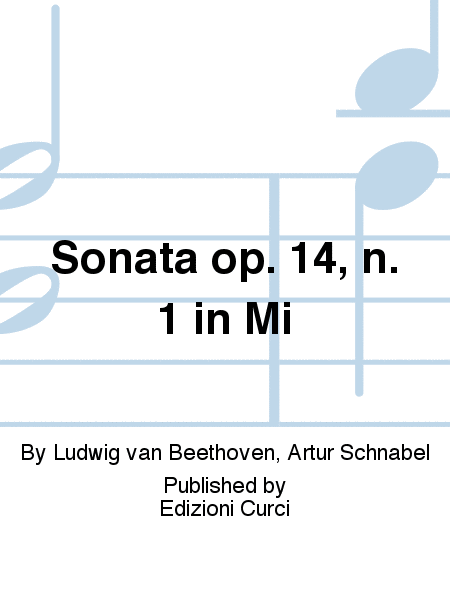 Sonata op. 14, n. 1 in Mi