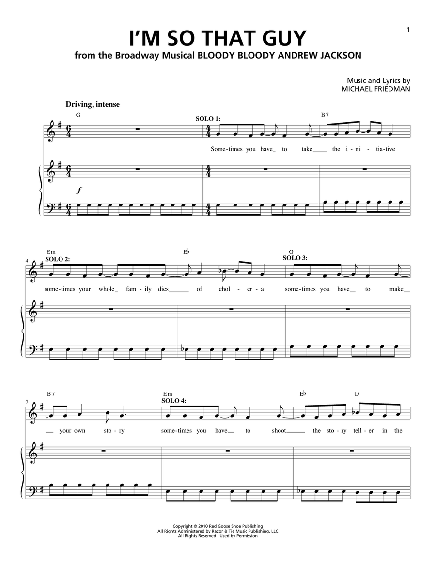 I'm So That Guy Voice scores gallery preview page 1