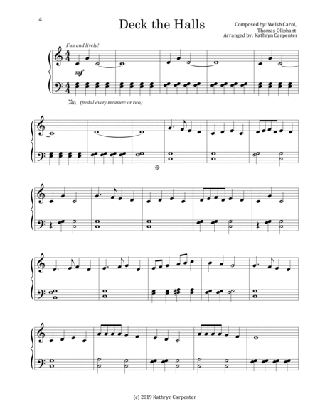 Christmas Piano for Everyone (Late Beginner, Intermediate, and Advanced) image number null
