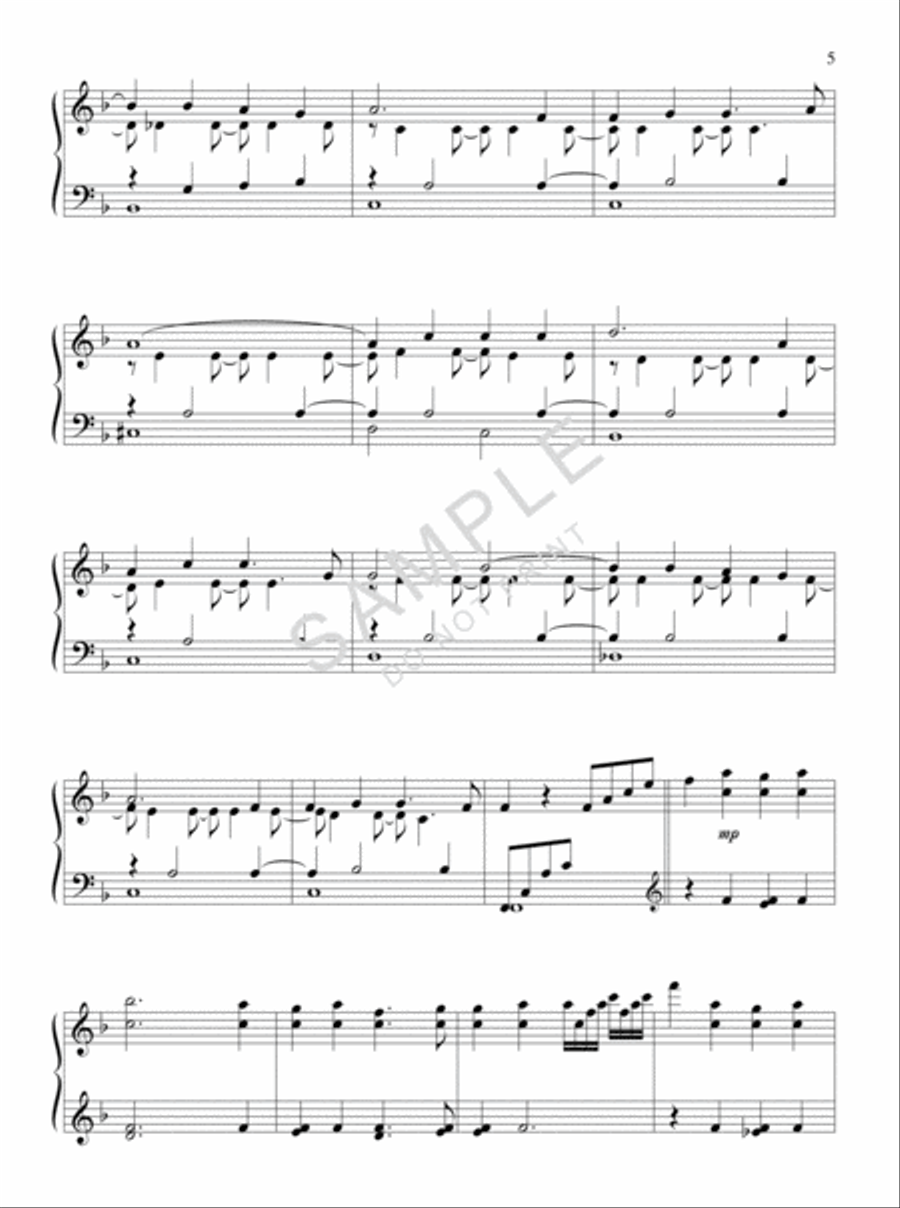 <br>Sheet music extract