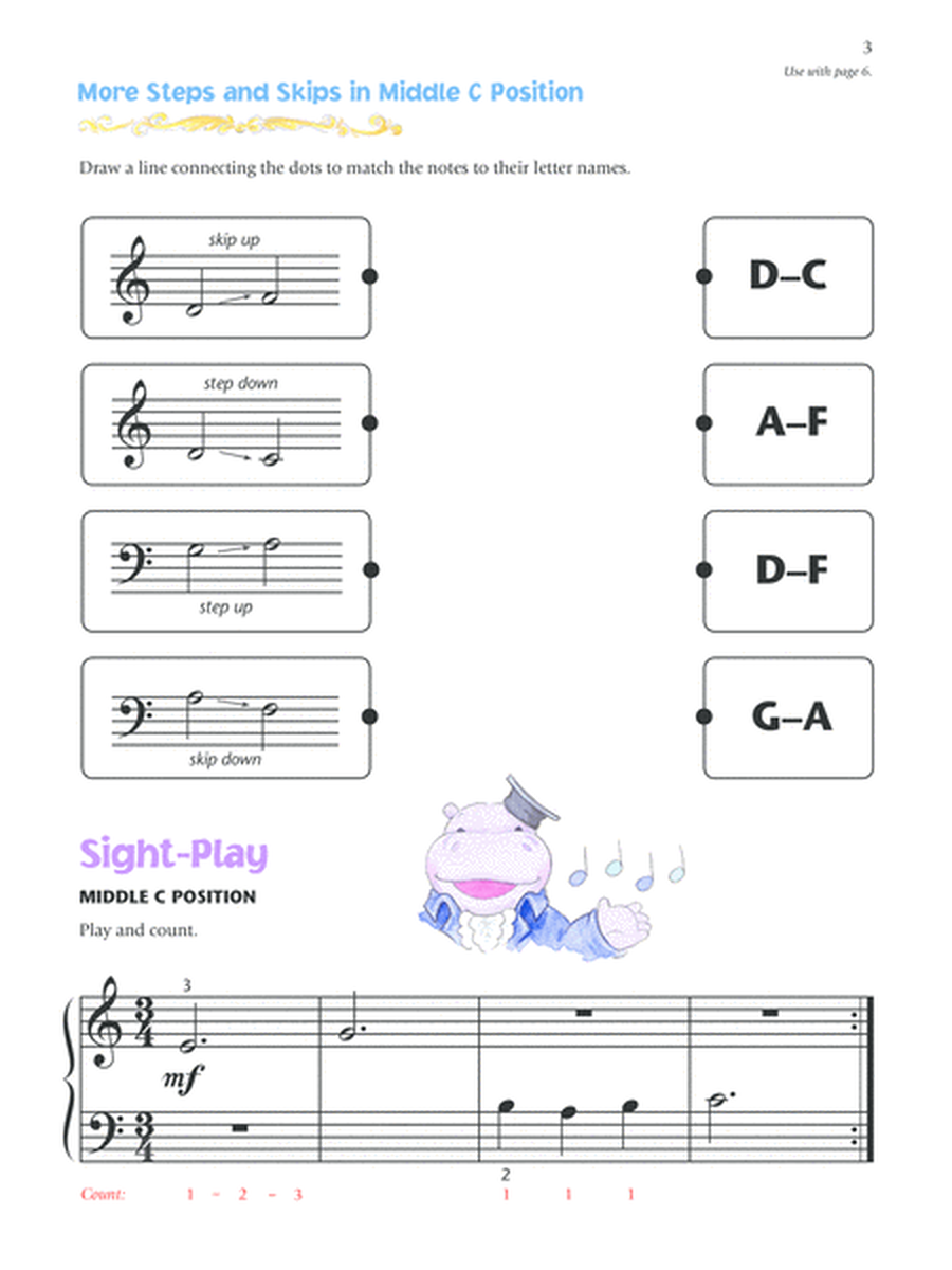 Music for Little Mozarts Notespeller & Sight-Play Book, Book 3