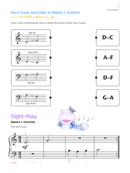 Music for Little Mozarts Notespeller & Sight-Play Book, Book 3