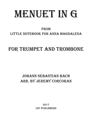 Menuet in G for Trumpet and Trombone
