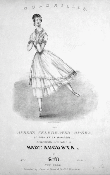 Quadrilles From Auber's Celebrated Opera, Le Dieu et la Bayadere. No. 1