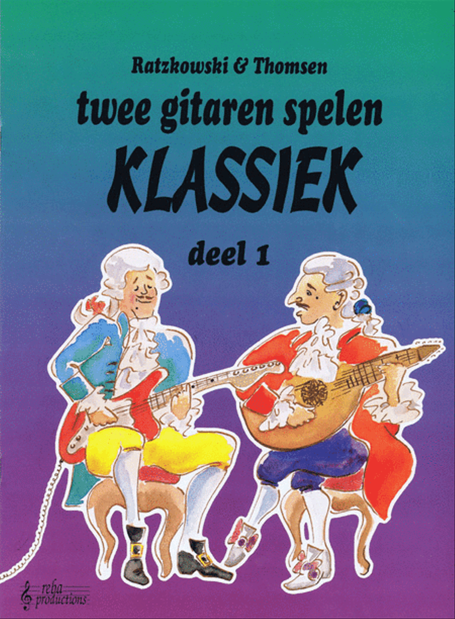 Twee Gitaren Spelen Klassiek 1 Guitar scores gallery preview page 1