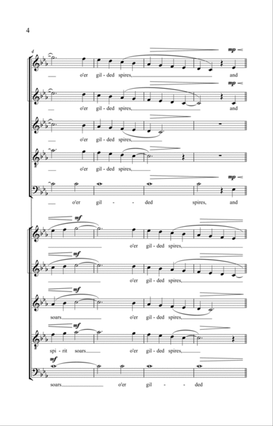 Her Sacred Spirit Soars SSATB scores gallery preview page 2