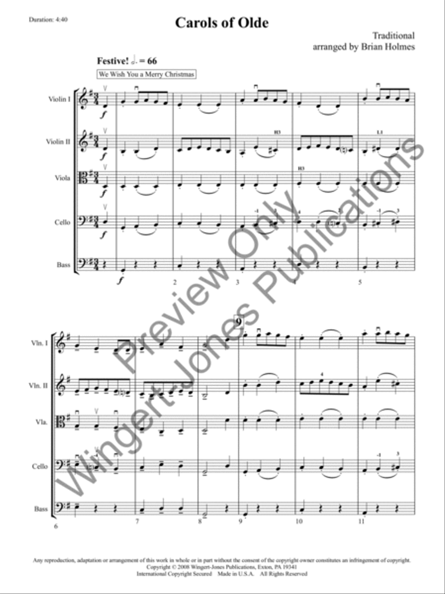 It's Me, It's Me It's Me, It's Me String Orchestra scores gallery preview page 4
