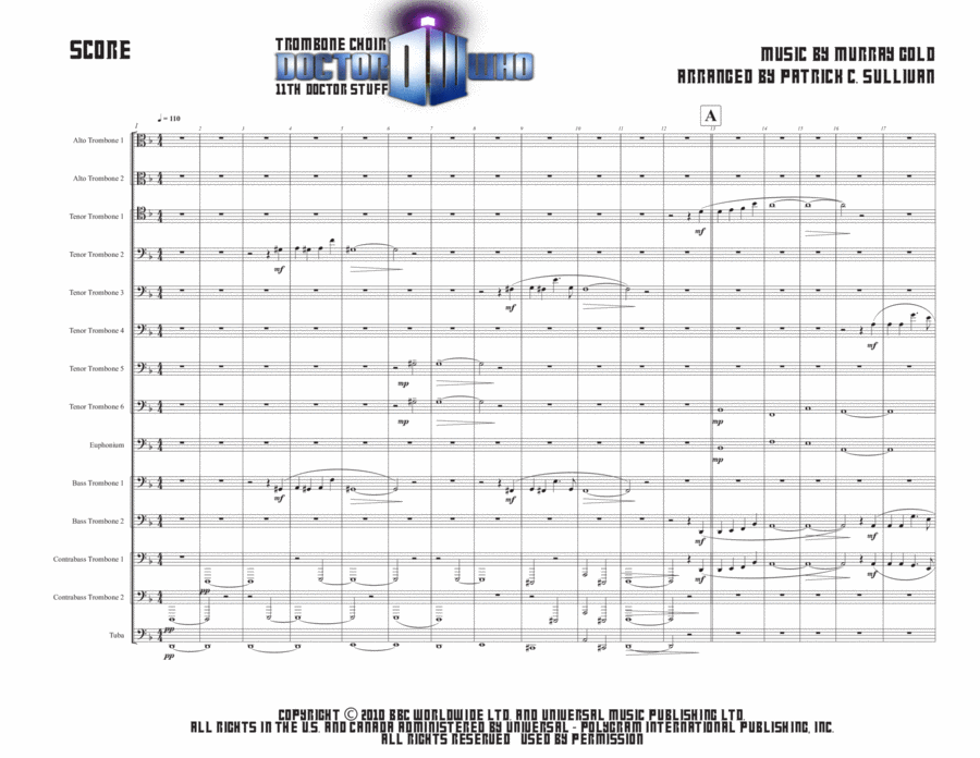 I Am The Doctor Large Ensemble scores gallery preview page 1