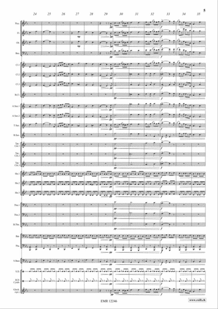 The Liberty Bell Concert Band scores gallery preview page 6