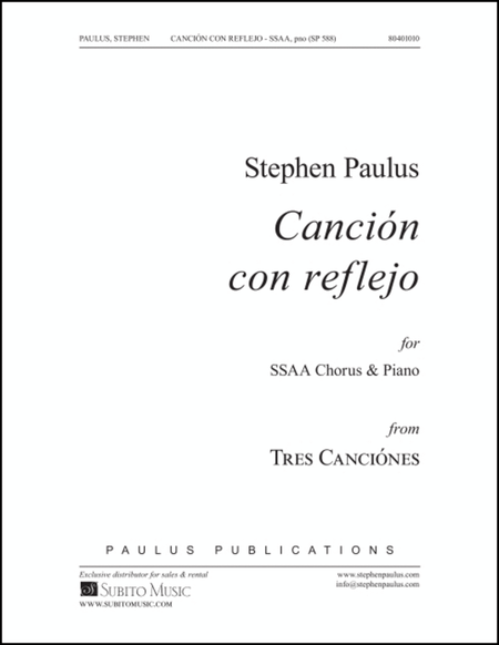 Canción con reflejo (from Tres Canciones)
