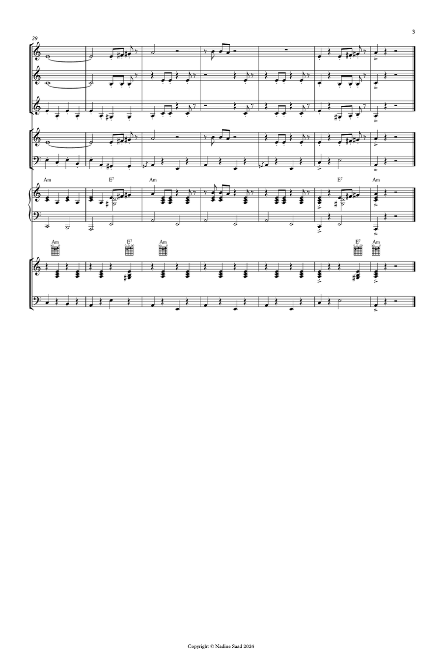 Oompa-Loompa-Doompadee-Doo Concert Band scores gallery preview page 3