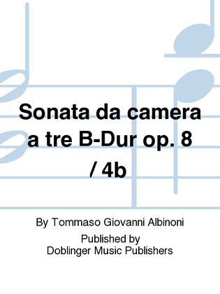 Sonata da camera a tre B-Dur op. 8 / 4b