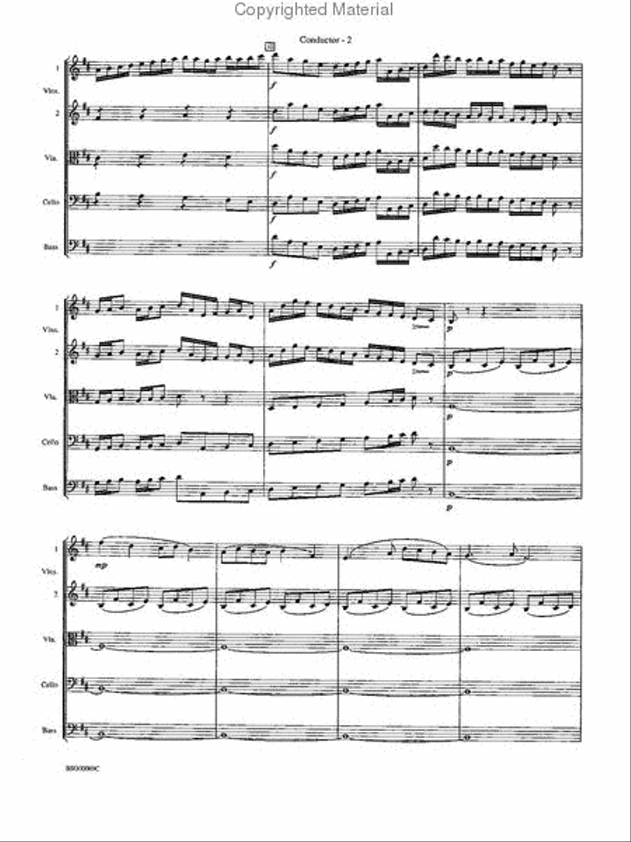 Queen Noor Suite String Orchestra scores gallery preview page 3