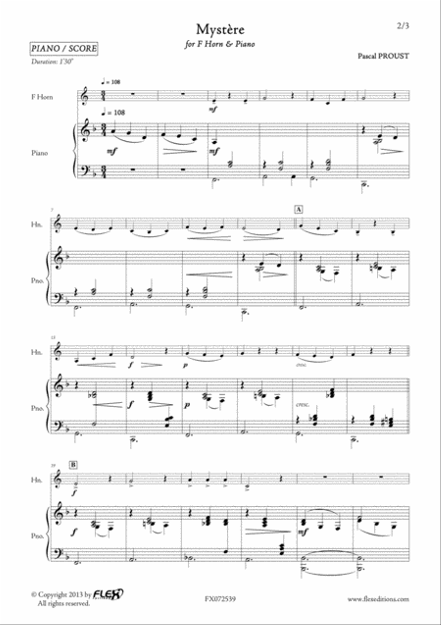 Mystere Piano Accompaniment scores gallery preview page 2