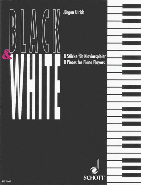 Black And White 8 Piano Pieces