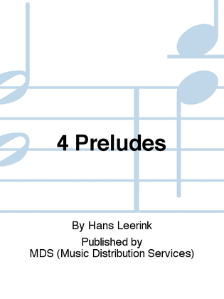 Book cover for 4 Preludes