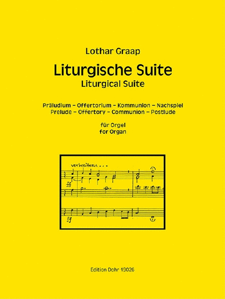 Liturgical Suite for Organ