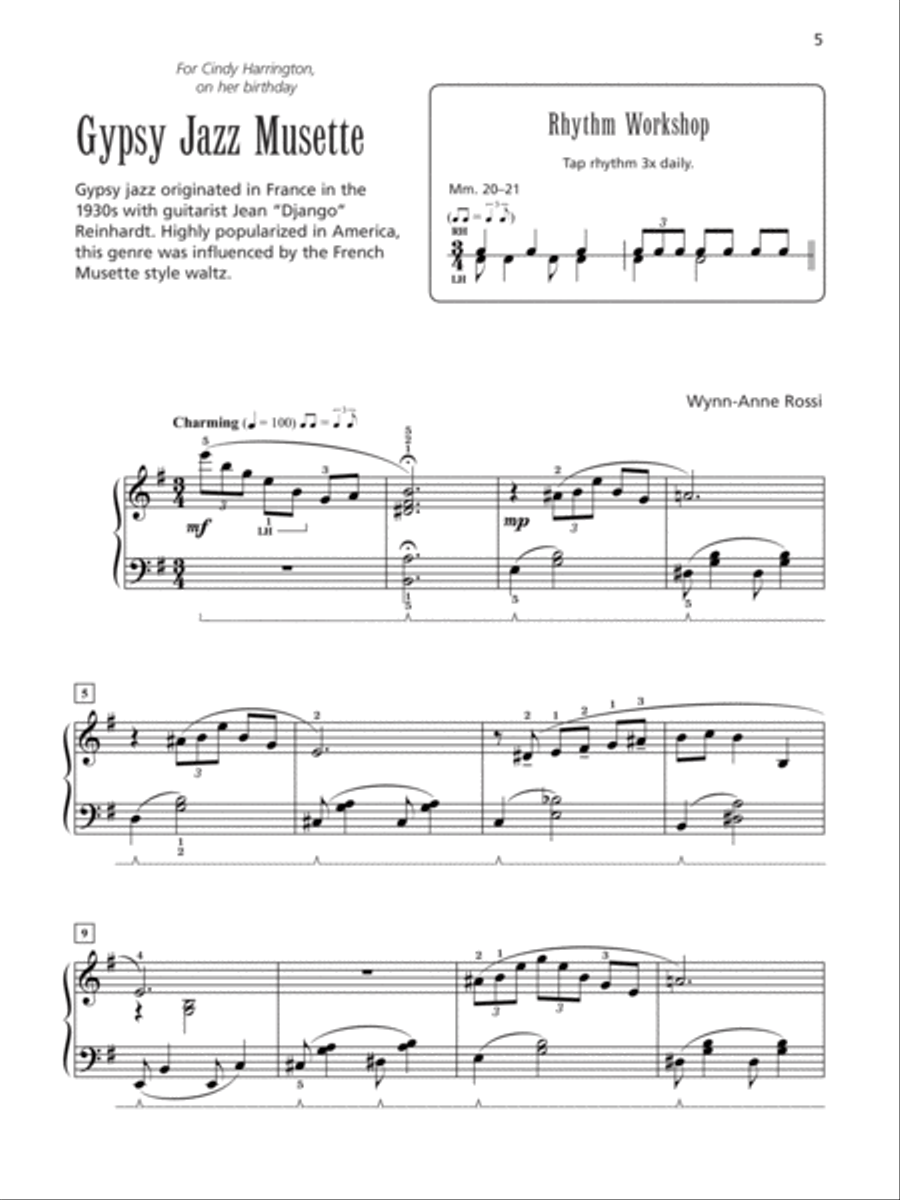 Jazzin' Americana Books 1-4 (Value Pack) Easy Piano scores gallery preview page 12