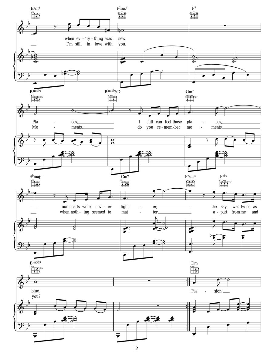 Places Places Acoustic Guitar scores gallery preview page 2