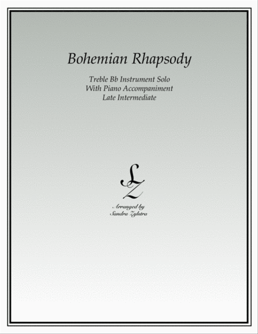 Bohemian Rhapsody Alto Saxophone scores gallery preview page 1