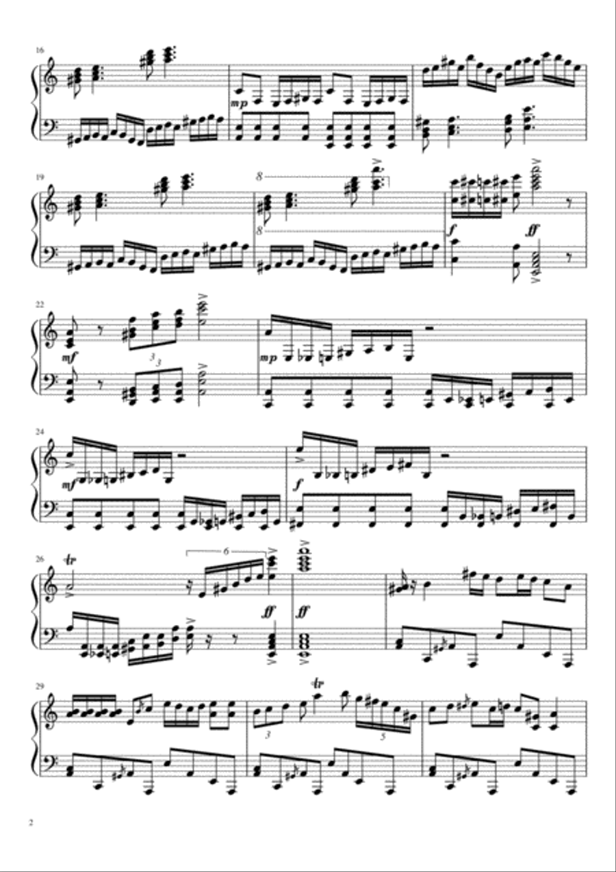 Key MEP project final submission Piano Solo scores gallery preview page 2