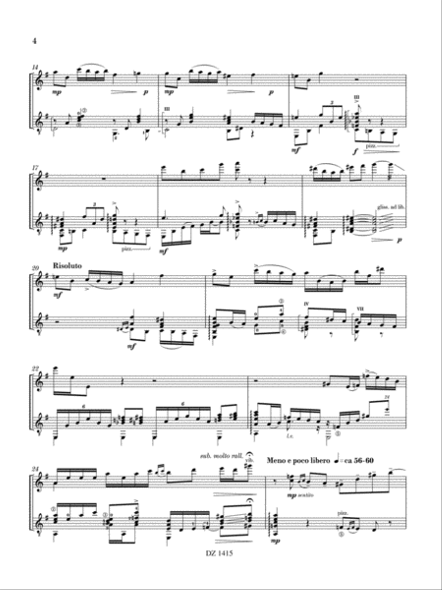 Desde mi balcón Classical Guitar scores gallery preview page 4