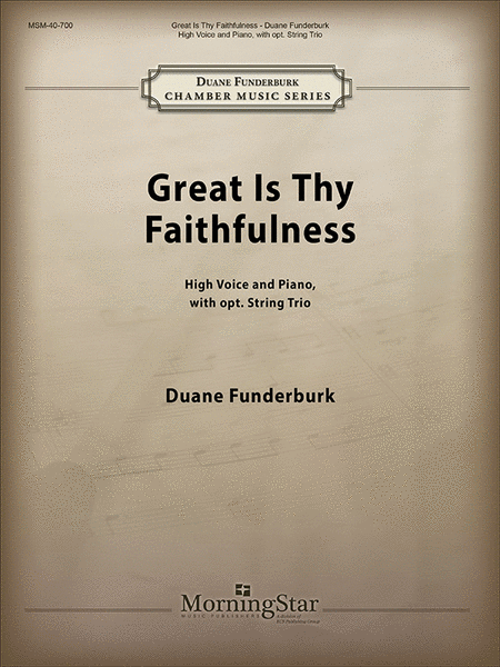 Great Is Thy Faithfulness (Piano/Vocal Score)