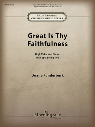 Book cover for Great Is Thy Faithfulness (Piano/Vocal Score)
