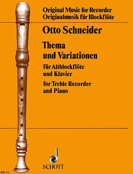 Theme and Variations (Piano / Treble Recorder)