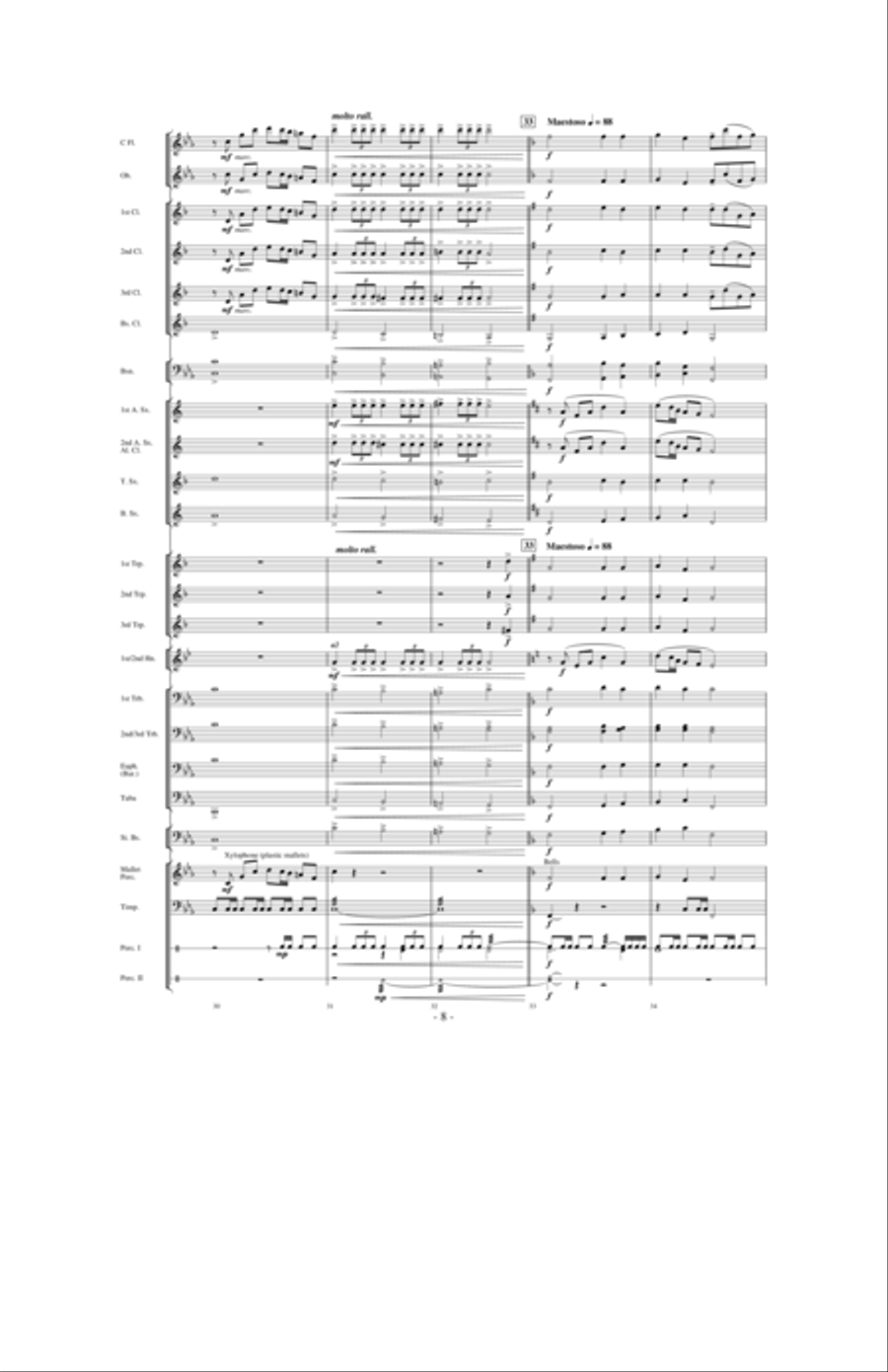 Beautiful Savior Concert Band scores gallery preview page 7