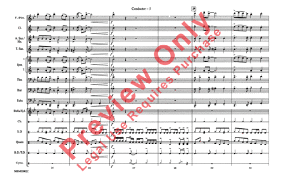 September Marching Band scores gallery preview page 6